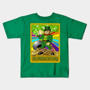 Slainte! Good Health! Happy St Patty's Day! Kids T-Shirt